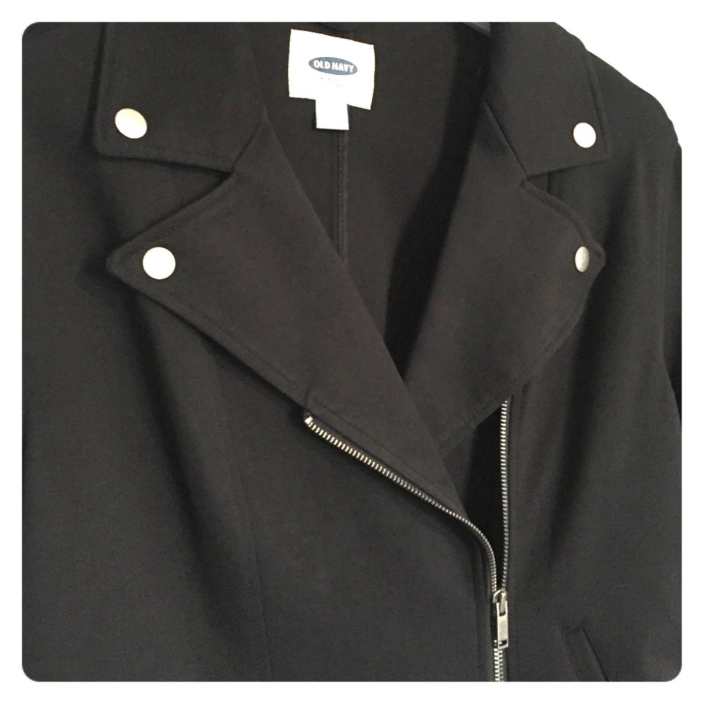 Old Navy Knit Moto Jacket Size XL